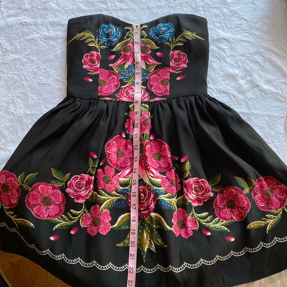 Forever 21 Garden Chic Dress Aline Black. RARE. Size Small. - Picture 8 of 10